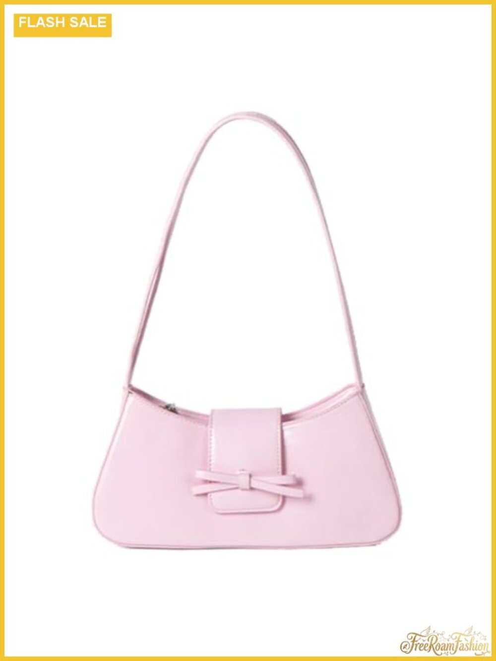 Patent Leather Hobo Handbag Shoulder Bag for Women Y2K Bow Purse Clutch